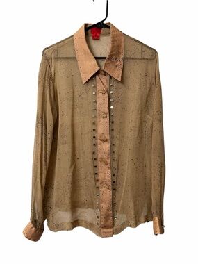 Very Vera Wang 100% Silk Blouse